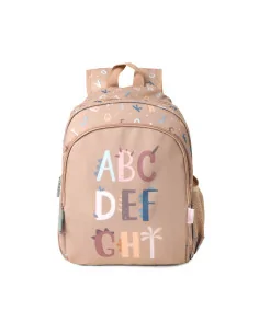 Mochila Mediana Funny Letters con Llavero Personalizable