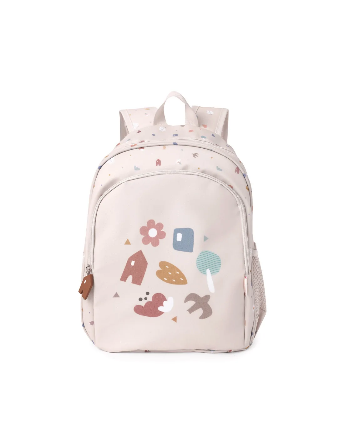 Mochila Mediana Geometric Nature con Llavero Personalizable