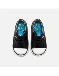 Deportiva Mustang Free Baby Negro Piel