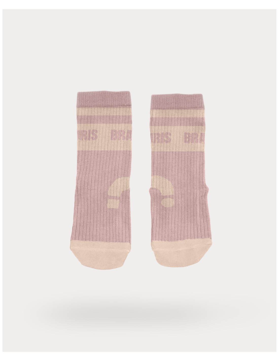 Calcetin respetuoso Striped Malva Muris