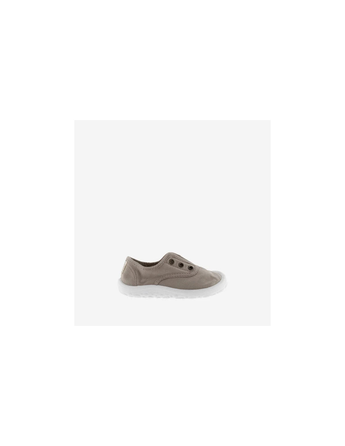 Zapatillas Barefoot Infantil Bosco Lona DREC con Elástico Beige Victoria