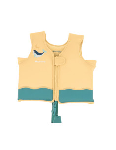 Chaleco Flotador Aprendizaje Whale Teal