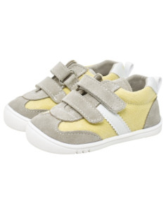 Deportiva Respetuosa Lona Amarillo| Zapatillas Barefoot Piruflex Pirufin