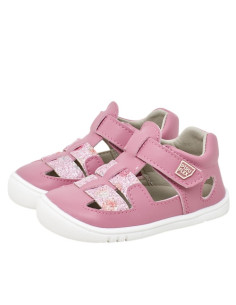 Sandalias Barefoot Piel Fuscia | Calzado Respetuoso