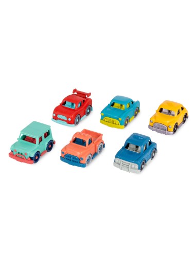 Wonder Wheels Set de 6 mini coches