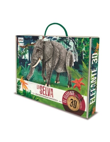La selva. El elefante 3D