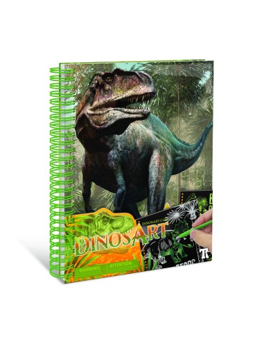 Libro de rascar dinosaurios