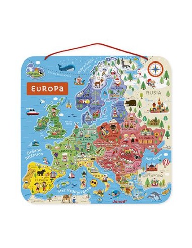 mapa de europa magnético