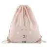 SACO DE TELA CONEJO - Mochila saco infantil - Burbujitas