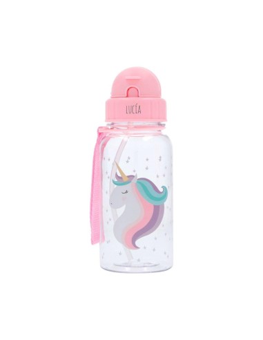 Botella Plástico Unicornio Personalizable